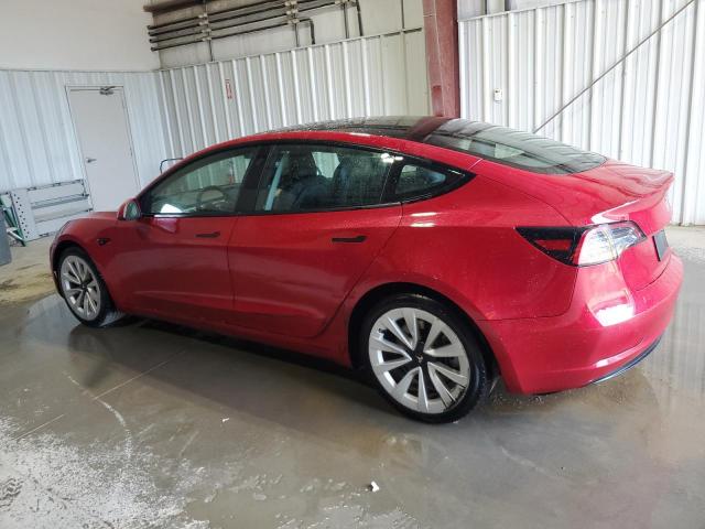 5YJ3E1EAXNF189545 - 2022 TESLA MODEL 3 RED photo 2
