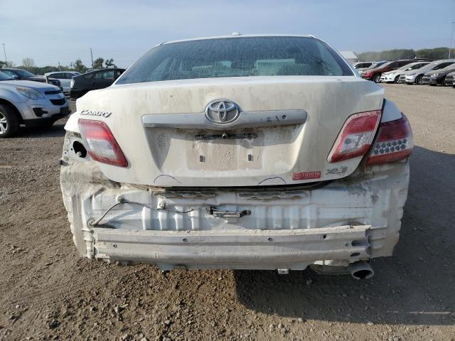 4T4BF3EK1AR042885 - 2010 TOYOTA CAMRY BASE WHITE photo 6