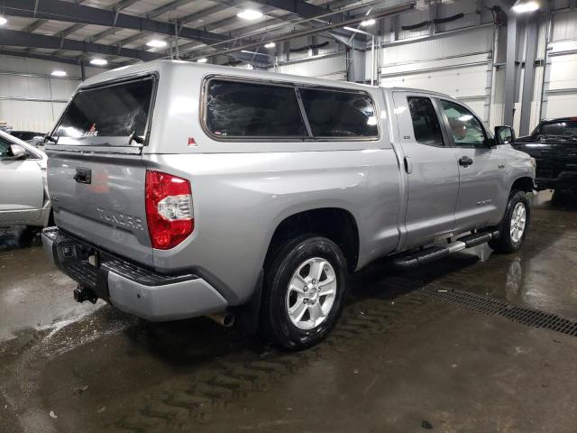 5TFUY5F11MX011206 - 2021 TOYOTA TUNDRA DOUBLE CAB SR/SR5 SILVER photo 3