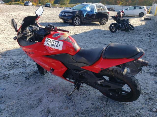 JKAEXMJ19ADA61838 - 2010 KAWASAKI EX250 J RED photo 3