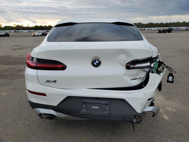 5UX33DT00N9M15490 - 2022 BMW X4 XDRIVE30I WHITE photo 6