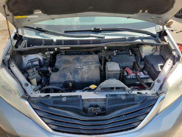 5TDJK3DC3DS057428 - 2013 TOYOTA SIENNA LE ვერცხლისფერი ფოტო 12