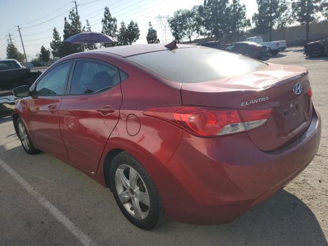 5NPDH4AE6DH230209 - 2013 HYUNDAI ELANTRA GLS RED photo 2