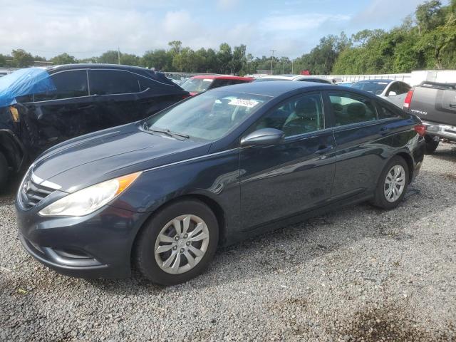 5NPEB4AC0CH333225 - 2012 HYUNDAI SONATA GLS BLUE photo 1