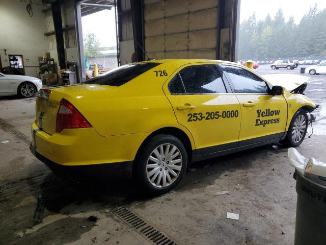 3FADP0L37CR290119 - 2012 FORD FUSION HYBRID YELLOW photo 3