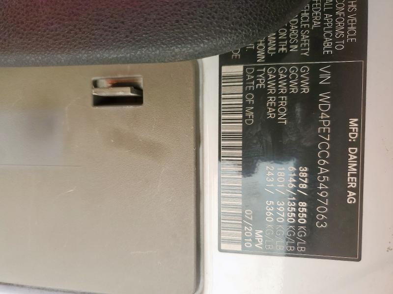 WD4PE7CC6A5497063 - 2010 MERCEDES-BENZ SPRINTER 2500 白色 照片 13