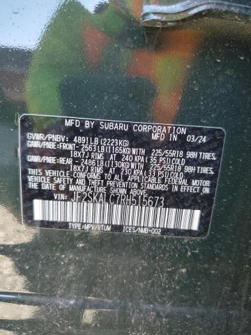 JF2SKALC7RH515673 - 2024 SUBARU FORESTER LIMITED 绿色 照片 13