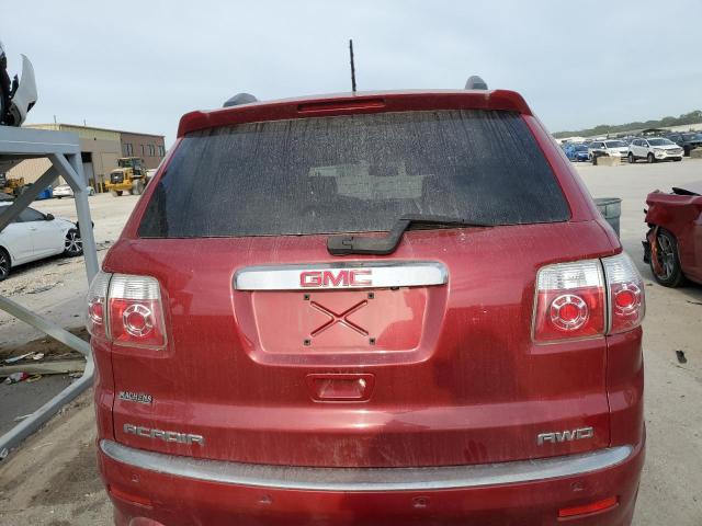 1GKKVTED2CJ146880 - 2012 GMC ACADIA DENALI RED photo 6