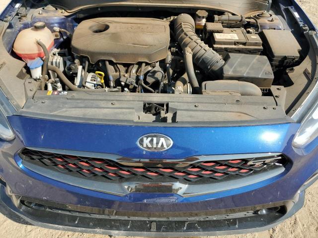 3KPF44AC4ME330591 - 2021 KIA FORTE GT BLUE photo 11