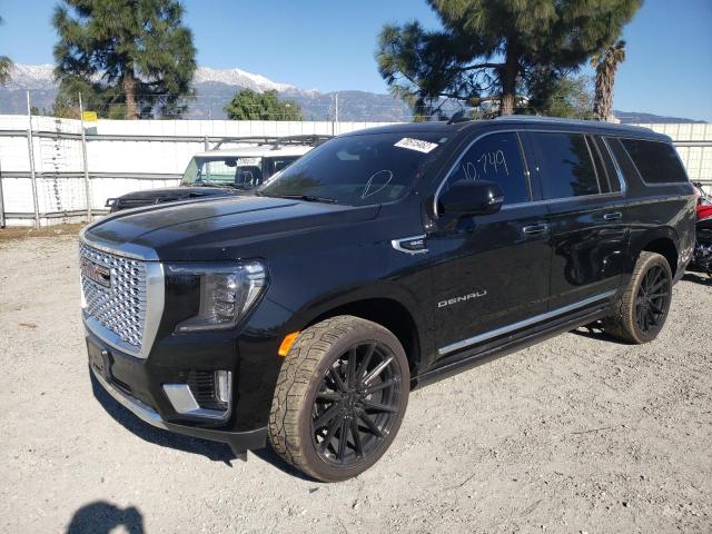 1GKS2JKL6NR246574 - 2022 GMC YUKON XL DENALI BLACK photo 1