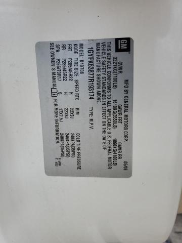 1GYFK63877R193174 - 2007 CADILLAC ESCALADE LUXURY Weiß Foto 13