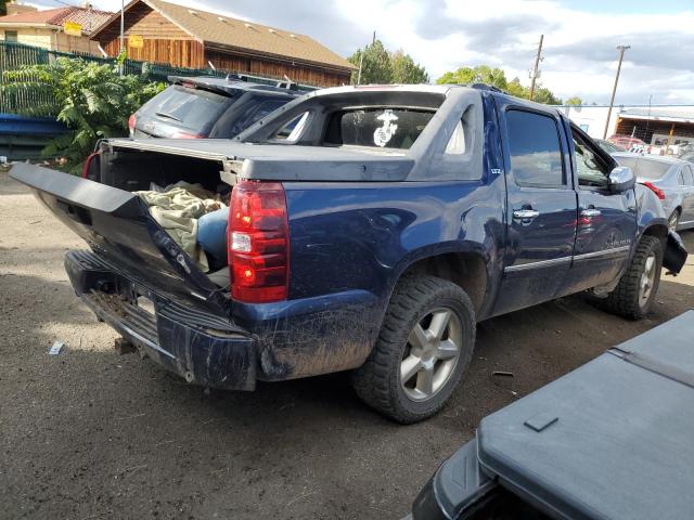 3GNTKGE32BG289617 - 2011 CHEVROLET AVALANCHE LTZ BLUE photo 3