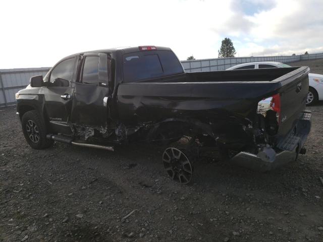 5TFUM5F1XEX058070 - 2014 TOYOTA TUNDRA DOUBLE CAB SR/SR5 BLACK photo 2