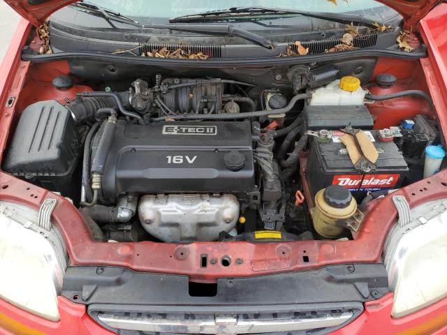 KL1TD62685B496786 - 2005 CHEVROLET AVEO BASE RED photo 11