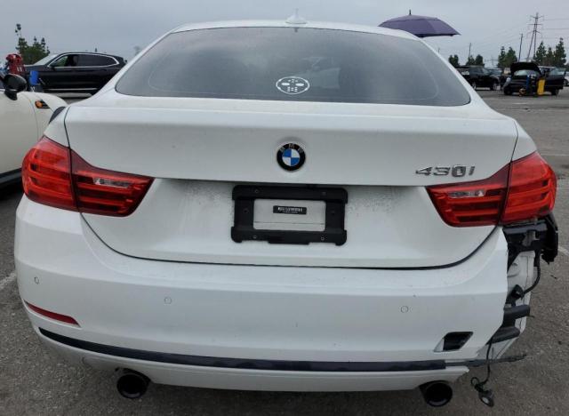 WBA4B1C54GG242846 - 2016 BMW 435 I GRAN COUPE WHITE photo 6