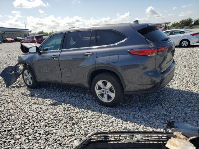 5TDZZRAH8NS142445 - 2022 TOYOTA HIGHLANDER L GRAY photo 2