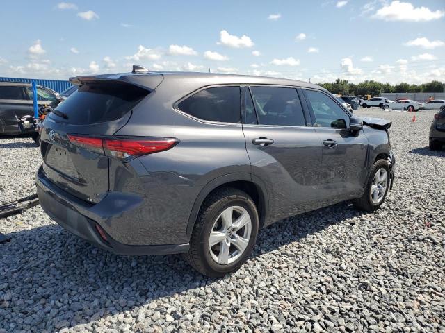 5TDZZRAH8NS142445 - 2022 TOYOTA HIGHLANDER L GRAY photo 3