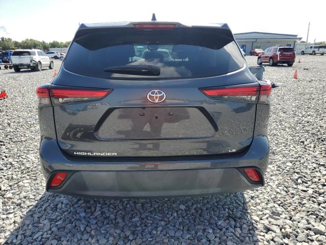5TDZZRAH8NS142445 - 2022 TOYOTA HIGHLANDER L GRAY photo 6