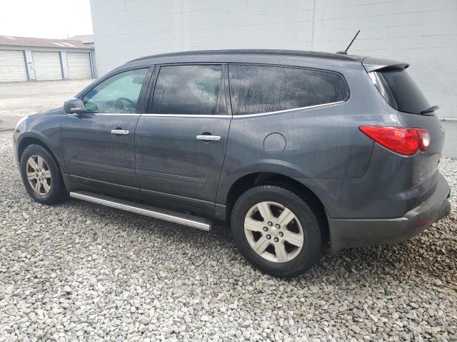 1GNKVJED8CJ415276 - 2012 CHEVROLET TRAVERSE LT ნაცრისფერი ფოტო 2