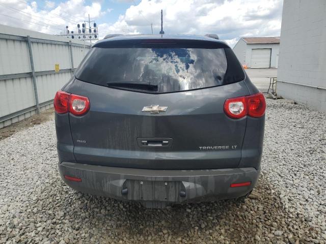 1GNKVJED8CJ415276 - 2012 CHEVROLET TRAVERSE LT ნაცრისფერი ფოტო 6