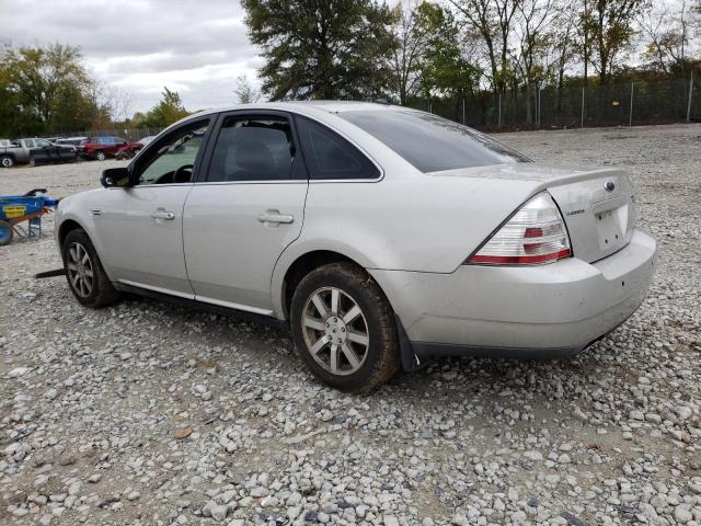 1FAHP27W78G170952 - 2008 FORD TAURUS SEL SILVER photo 2