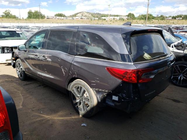 5FNRL6H95KB093154 - 2019 HONDA ODYSSEY ELITE GRAY photo 2