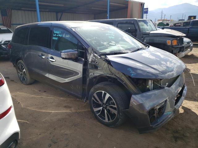 5FNRL6H95KB093154 - 2019 HONDA ODYSSEY ELITE Gris photo 4