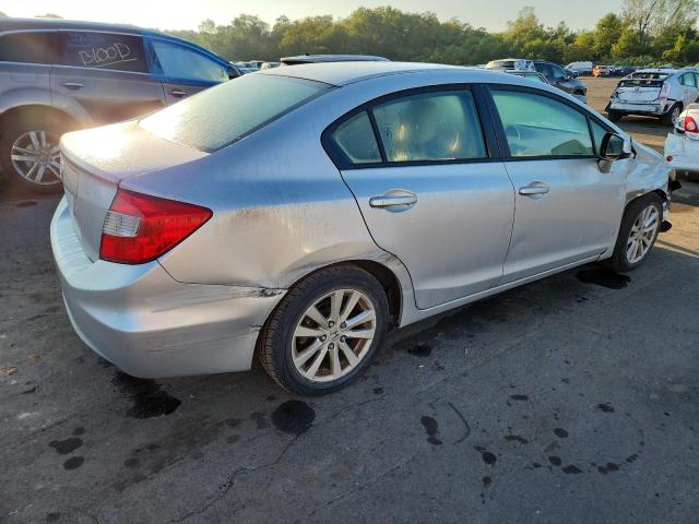 2HGFB2F81CH539855 - 2012 HONDA CIVIC EX SILVER photo 3