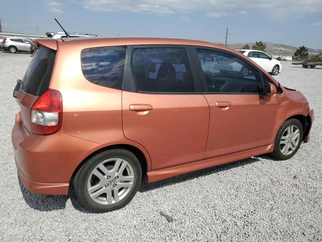 JHMGD38697S067058 - 2007 HONDA FIT S 橙色 照片 3