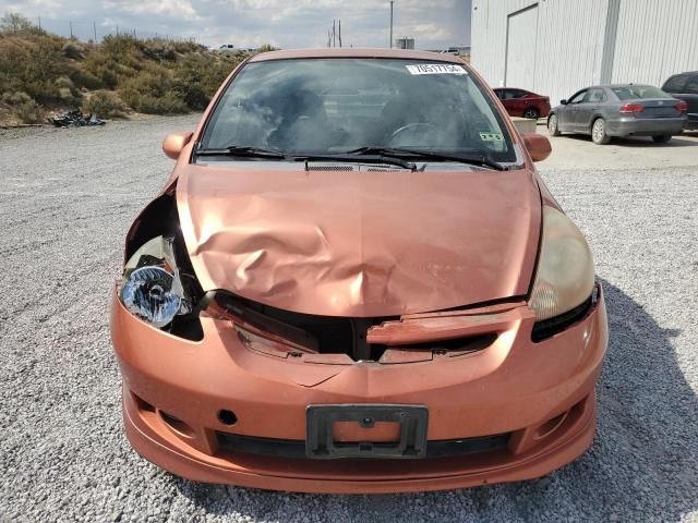 JHMGD38697S067058 - 2007 HONDA FIT S 橙色 照片 5
