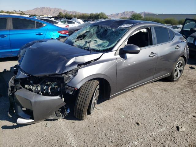 3N1AB8CV3NY320949 - 2022 NISSAN SENTRA SV GRAY photo 1