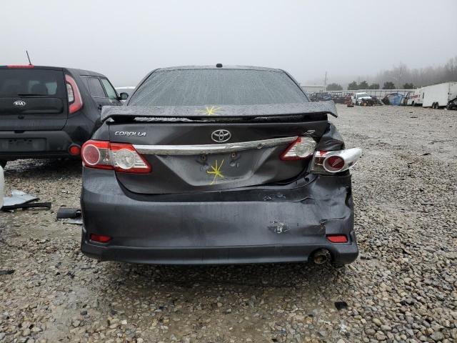 5YFBU4EE1DP110625 - 2013 TOYOTA COROLLA BASE CHARCOAL photo 6