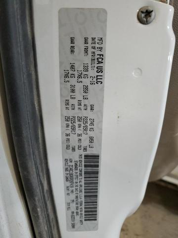 2C4RC1BG0GR287418 - 2016 CHRYSLER TOWN & COU TOURING 白色 照片 13