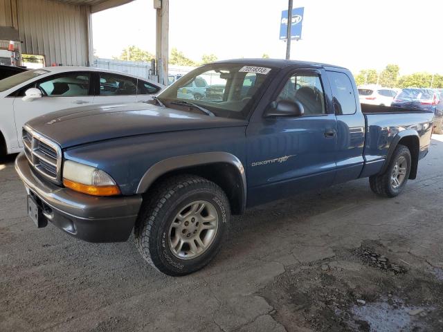 1B7GL12X82S669808 - 2002 DODGE DAKOTA BASE BLUE photo 1