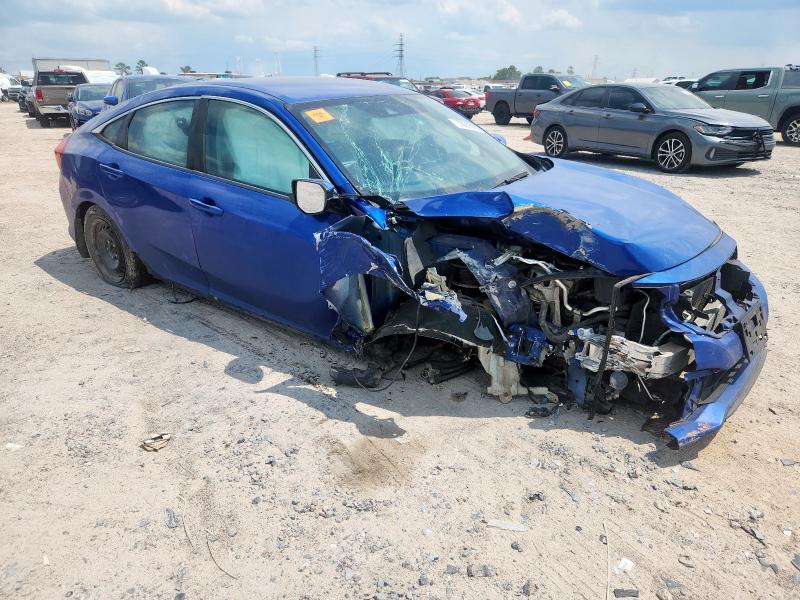 2HGFC2F68KH507964 - 2019 HONDA CIVIC LX Көк фото 4