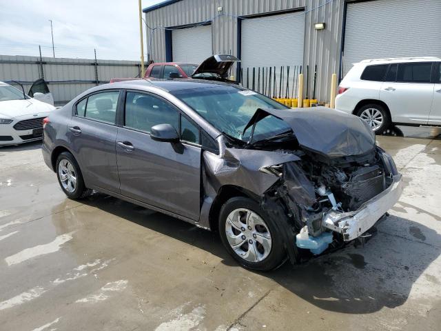 19XFB2F5XFE091541 - 2015 HONDA CIVIC LX GRAY photo 4