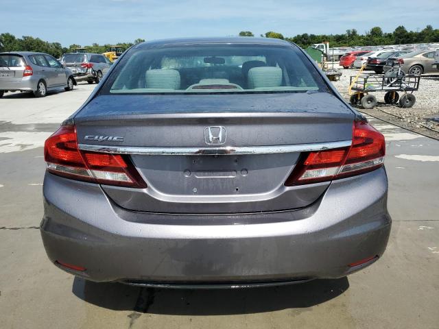 19XFB2F5XFE091541 - 2015 HONDA CIVIC LX GRAY photo 6