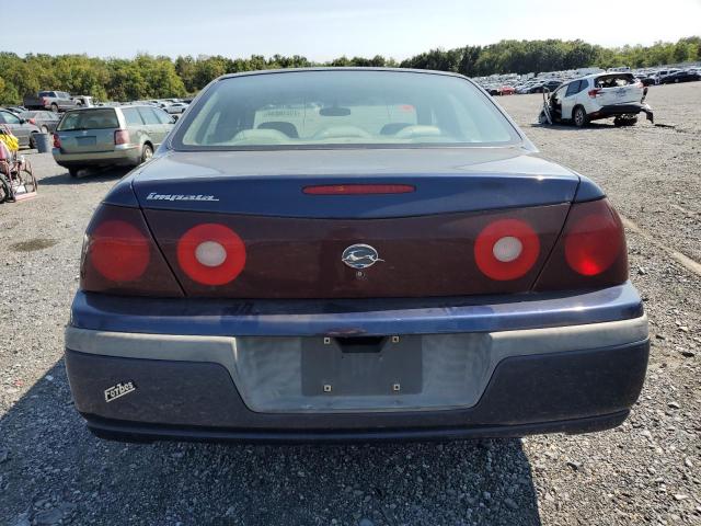 2G1WF52E719186294 - 2001 CHEVROLET IMPALA BLUE photo 6