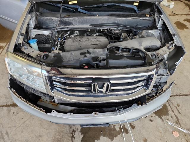 5FNYF4H62EB051333 - 2014 HONDA PILOT EXL 银色 照片 12