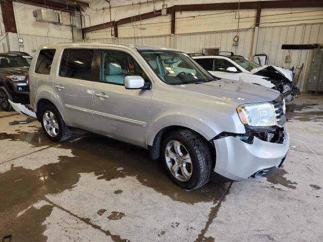 5FNYF4H62EB051333 - 2014 HONDA PILOT EXL 银色 照片 4