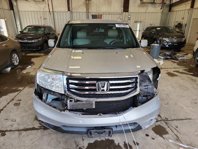 5FNYF4H62EB051333 - 2014 HONDA PILOT EXL 银色 照片 5