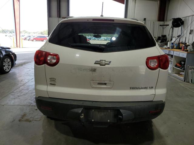 1GNLVEED4AJ227508 - 2010 CHEVROLET TRAVERSE LS WHITE photo 6