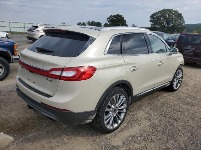 2LMTJ8LP2GBL86947 - 2016 LINCOLN MKX RESERVE Կրեմագույն լուսանկար 3