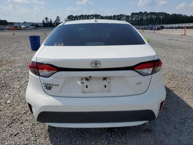 JTDEPRAE0LJ096016 - 2020 TOYOTA COROLLA LE WHITE photo 6