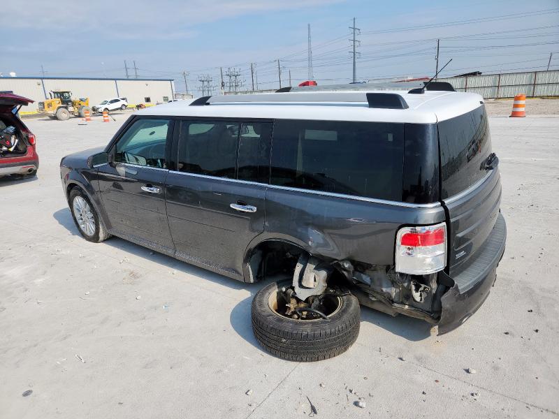2FMGK5C83GBA14728 - 2016 FORD FLEX SEL GRAY photo 2