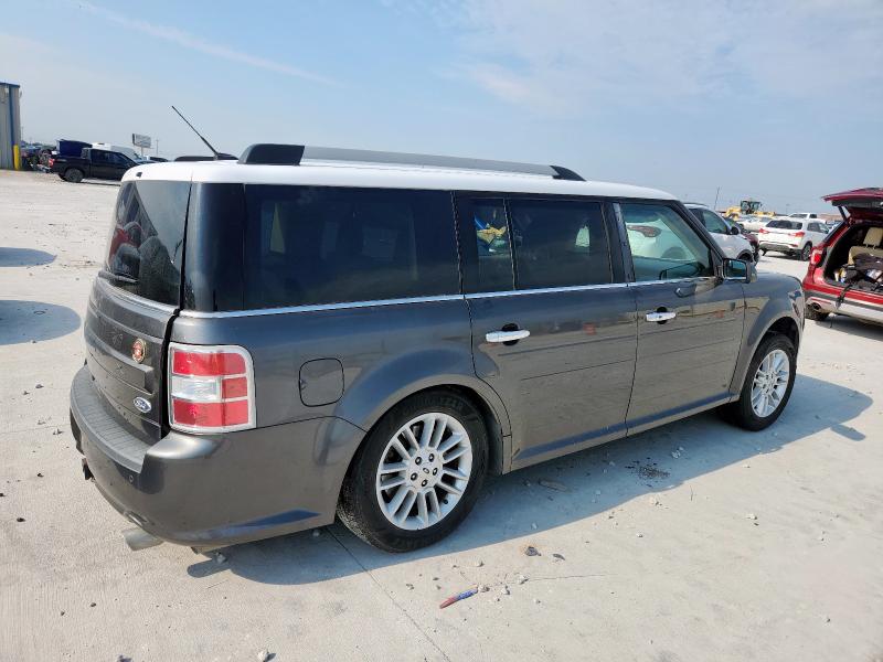 2FMGK5C83GBA14728 - 2016 FORD FLEX SEL GRAY photo 3