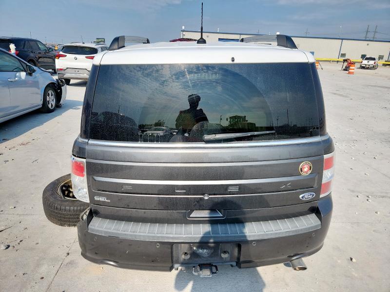 2FMGK5C83GBA14728 - 2016 FORD FLEX SEL GRAY photo 6