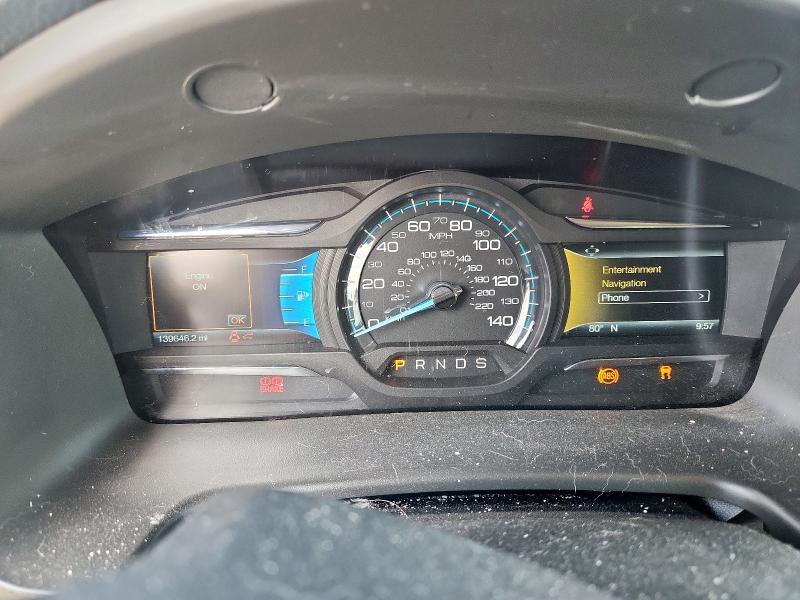 2FMGK5C83GBA14728 - 2016 FORD FLEX SEL GRAY photo 9