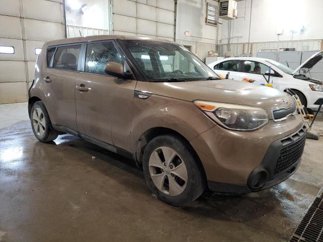 KNDJN2A23E7054649 - 2014 KIA SOUL BROWN photo 4