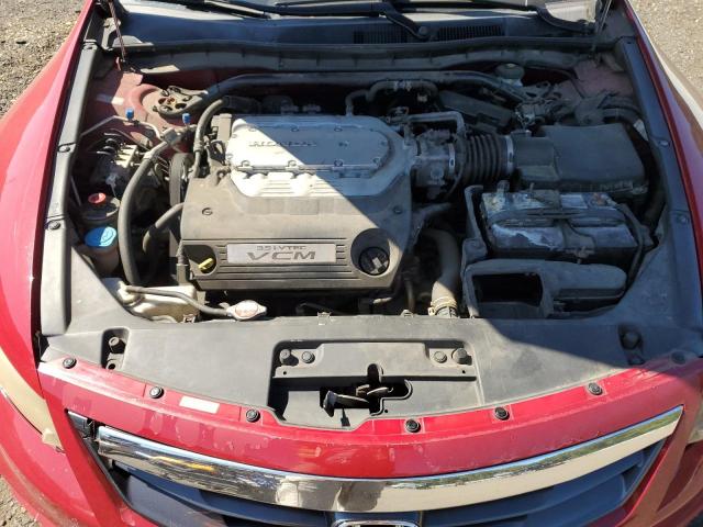 1HGCS2B8XCA007141 - 2012 HONDA ACCORD EXL Қызыл фото 11